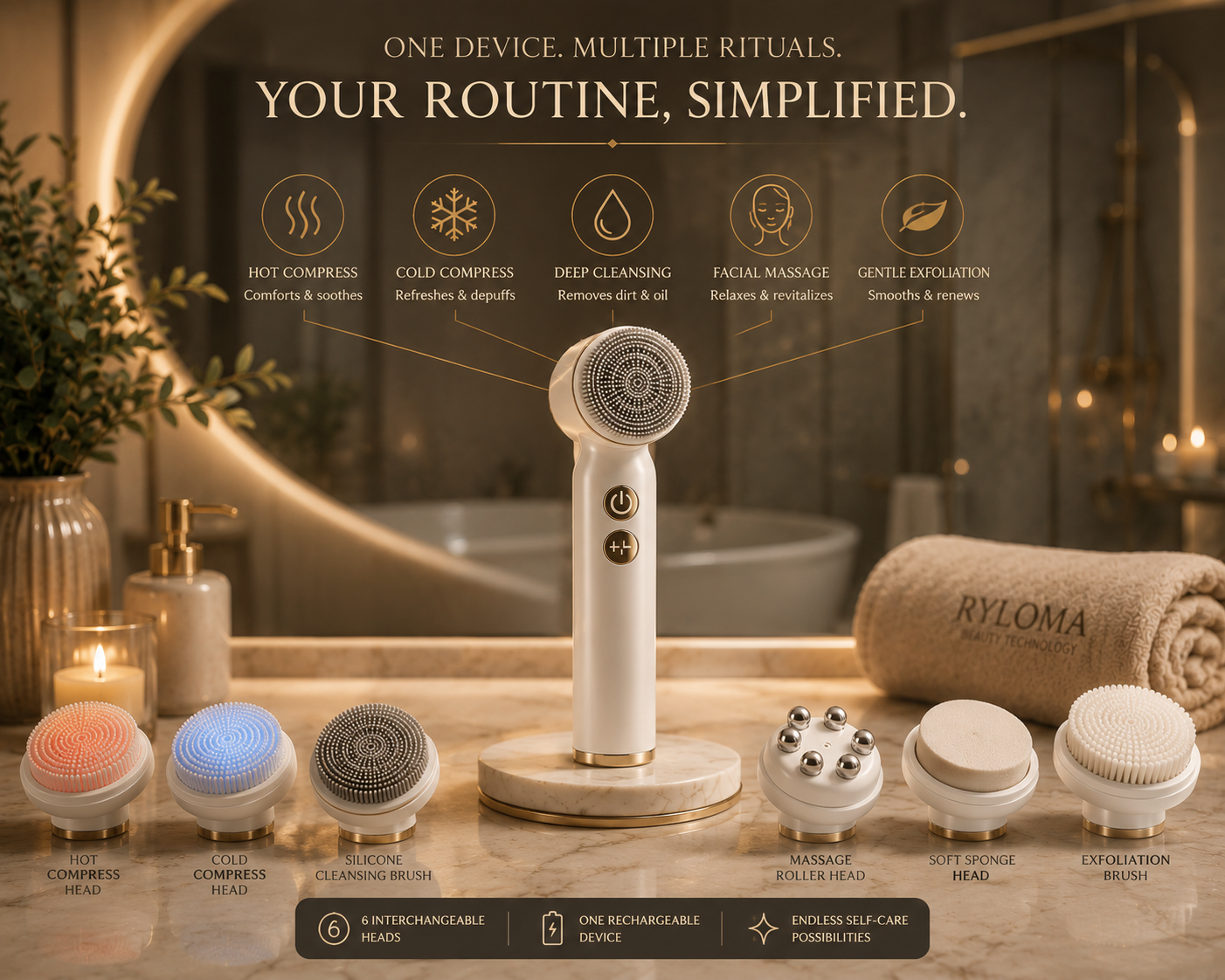 GlowFusion multifunction beauty technology system