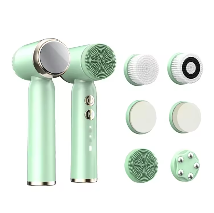 GlowFusion in the Jade Serenity finish with interchangeable treatment heads